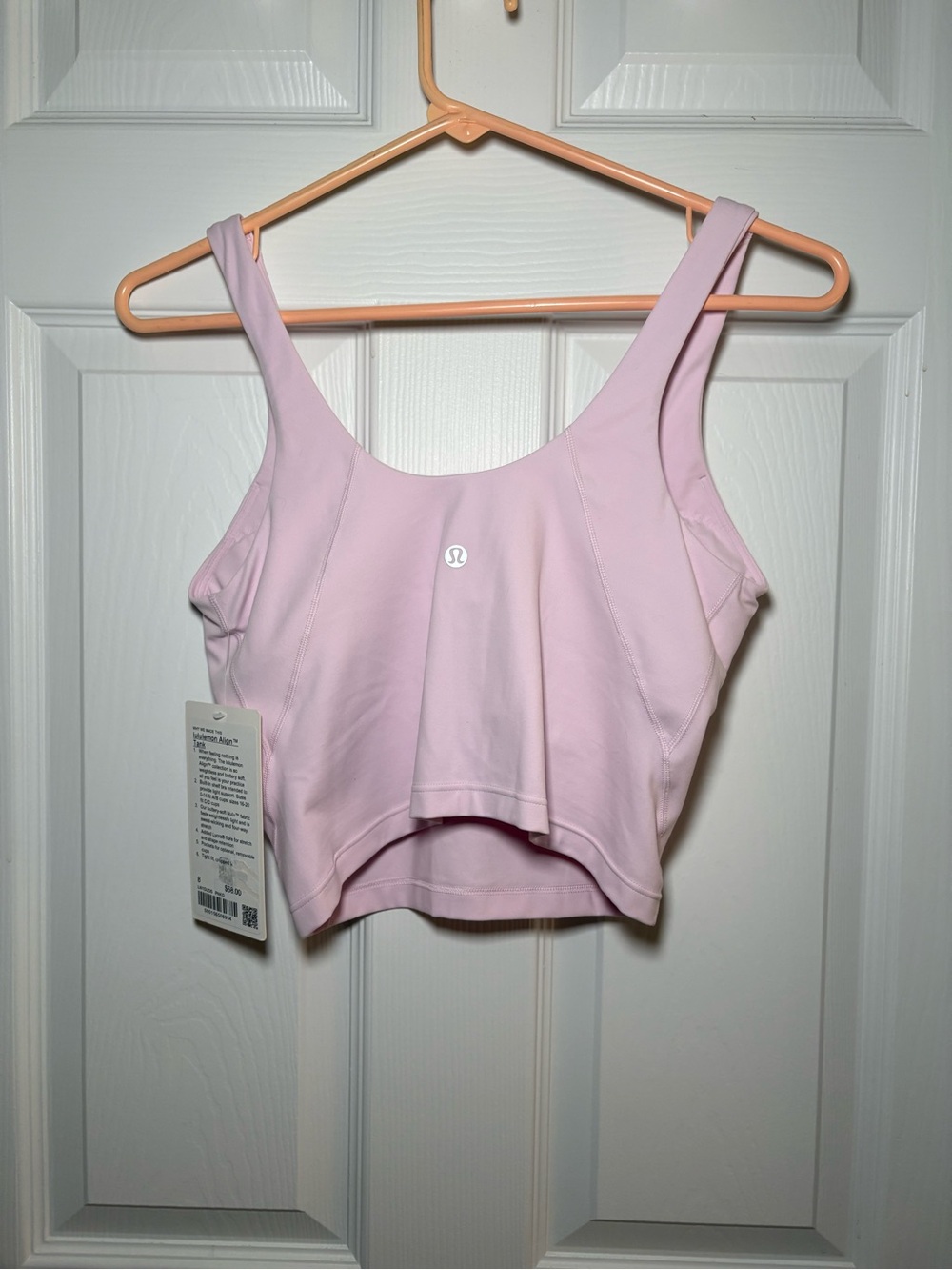Lululemon Align Tank Pink Organza Size 8 NWT